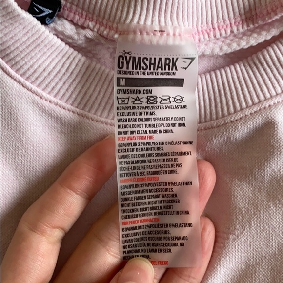 Gymshark Ombre Seamless Crop Top - Chalk Pink/Beet - Picture 2 of 7